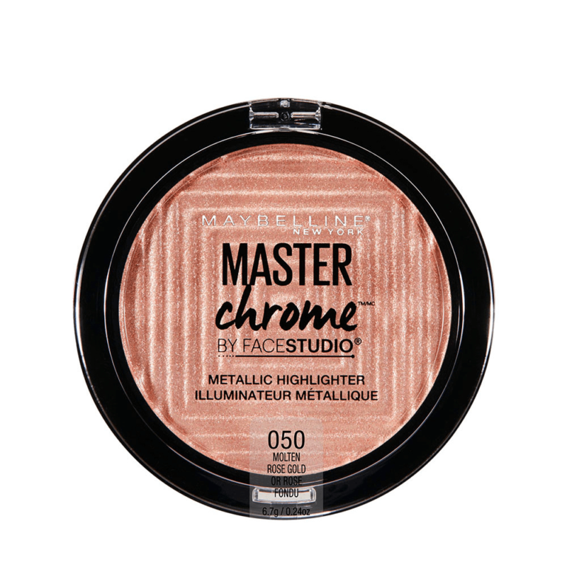 Iluminador Master Chrome 0.24 Fl Oz Tono Rose Gold-Light Maybelline