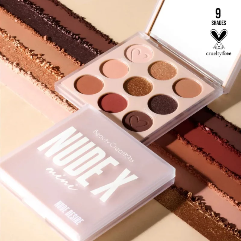 Beauty Creations - Paleta De Sombras Nude X Mini Nude Desire - Paleta De Sombras